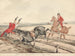 Henry Thomas Alken's painting "Qualified Horses and Unqualified Riders Enter and Exit Very Skillfully" — artwork view