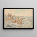 Some do it and others don't, it's a matter of concept for diving - Henry Thomas Alken — framed artwork on a wall