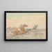 Certains le font et d'autres pas, c'est une question d'idée pour entrer dans un marécage - Henry Thomas Alken — framed artwork on a wall