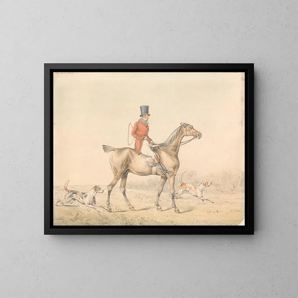 The Cover Hack - Henry Thomas Alken — framed artwork on a wall