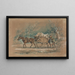 The ice cart - Henry Thomas Alken — framed artwork on a wall