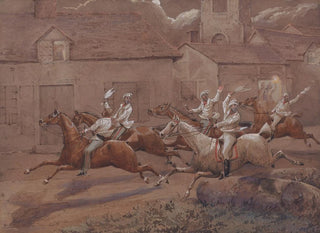 Henry Thomas Alken - The Night Riders of Nacton The Finish Nacton Church and Village.webp