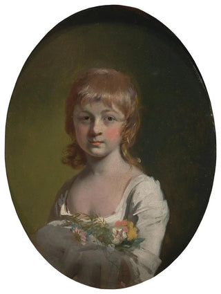 Henry Walton - Girl with a Bouquet of Flowers.webp