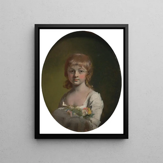 Henry Walton - Girl with a Bouquet of Flowers.webp