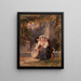 The Tambourine Player - Henry William — framed artwork on a wall