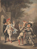 El Duelo La Noche de los Reyes Acto III Escena IV - Henry William Bunbury — vista de la obra