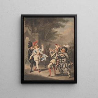 Henry William Bunbury - The Duel Twelfth Night Act III Scene IV.webp