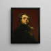 Retrato de un joven - Henry Wyatt — cuadro enmarcado en la pared