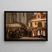 Funérailles des cinq victimes de la manifestation de 1861 à Varsovie - Henryk Pillati — framed artwork on a wall