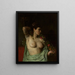 Maenad, semi-nude woman - Henryk Pitkowski — framed artwork on a wall