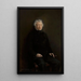 Retrato de Adam Mickiewicz - Henryk Piotrowski — cuadro enmarcado en la pared