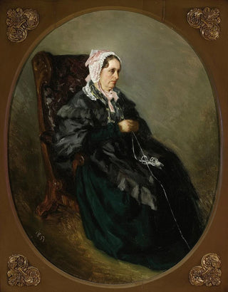 Henryk Rodakowski - Portrait of artists aunt sketch.webp