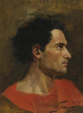 Henryk Siemiradzki - Man in profile.webp
