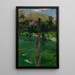 Rose Bush Painting - Henryk Szczygliński — framed artwork on a wall