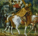 Héraclius a caballo con la cruz - Adam Elsheimer — vista de la obra