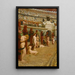 fiel hasta la muerte - Herbert Gustave Schmalz — cuadro enmarcado en la pared