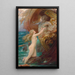 Idylle en haute mer - Herbert James Draper — cuadro enmarcado en la pared