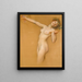 Estudio de bacante para la mañana vintage - Herbert James Draper — cuadro enmarcado en la pared