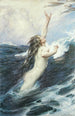 Pez volador - Herbert James Draper — vista de la obra