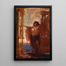 Las Puertas del Amanecer - Herbert James Draper — cuadro enmarcado en la pared