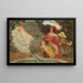 L'Esprit de la fuente - Herbert James Draper — cuadro enmarcado en la pared
