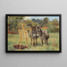 Los improbables conocedores - Herbert William Weekes — cuadro enmarcado en la pared