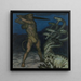 Hércules y la Hidra - Franz von Stuck — cuadro enmarcado en la pared