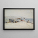 Bateaux de pêche sur le rivage - Hercules Brabazon Brabazon — cuadro enmarcado en la pared