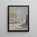 Village on the Red Sea - Hercules Brabazon Brabazon — framed artwork on a wall