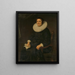 Retrato de una mujer - Hercules Sanders — cuadro enmarcado en la pared