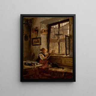 Herman Hartwich - Girl with Cat.webp