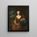 Lovisa Dorotea Sofía 1680-1705 princesa de Prusia - Herman Hendrik de Quiter el Joven — cuadro enmarcado en la pared