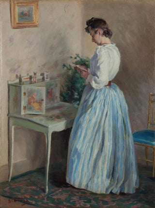 Herman Norrman - Lady reading a Letter.webp
