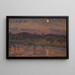 Landscape by Moonlight - Herman Norrman — framed artwork on a wall
