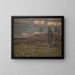Summer Clouds Painting - Herman Norrman — framed artwork on a wall