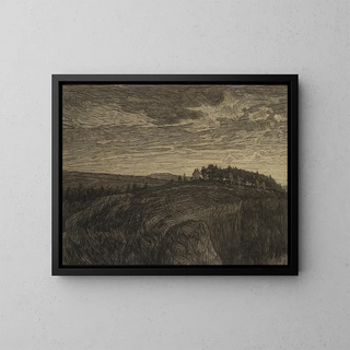 La Montagne - Herman Norrman — framed artwork on a wall
