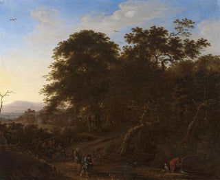 Herman Saftleven - Landscape with travellers.webp