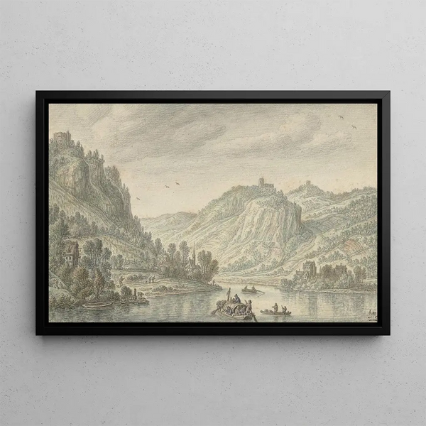 Herman Saftleven - Rijn bij de Drachenfels.webp