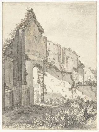 Herman Saftleven - Runes van een gebouw te Utrech.webp