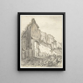 Herman Saftleven - Runes van een gebouw te Utrech.webp