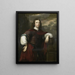 Retrato de un hombre - Herman Verelst — cuadro enmarcado en la pared