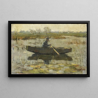 Herman Wolbers - Man in een roeiboot.webp