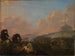 Bataille aux portes de Rome avec vue sur le château Saint-Ange - Herman van Lin — vista de la obra