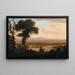 Landscape of a River in the South - Herman van Swanevelt — framed artwork on a wall