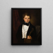 Retrato de Mieczysław Ostoja-Starzewski 1830-1906 - Hermann Anschütz — cuadro enmarcado en la pared