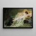 Culte de la beauté: la pédicure - Hermann Clementz — framed artwork on a wall