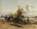 Un campamento en un oasis - Hermann David Salomon Corrodi — vista de la obra