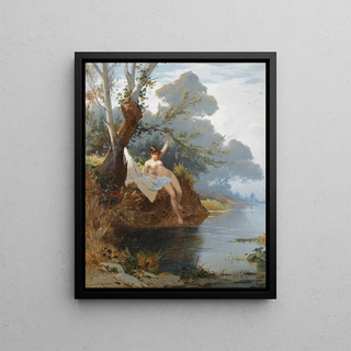 Hermann David Salomon Corrodi - By The Riverbank.webp