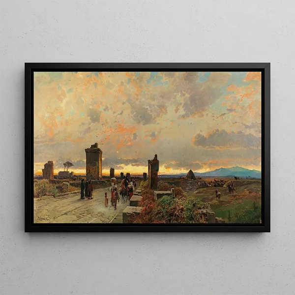Hermann David Salomon Corrodi - Via Appia Antica.webp