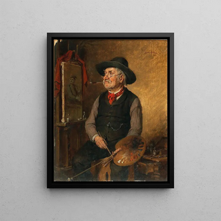 Hermann Kern - A Painter At The Easel.webp
